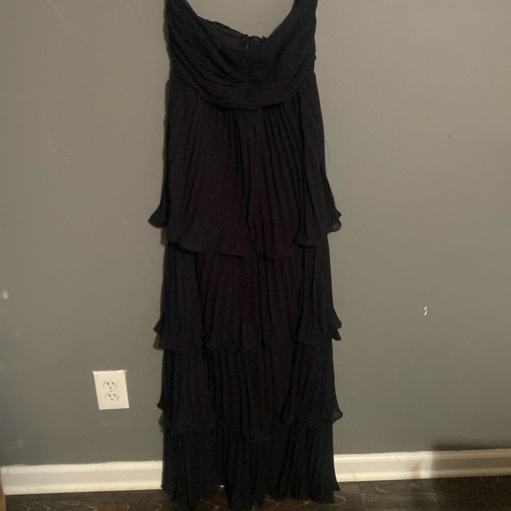 Tiered black Lulus dress